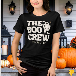 Retro The Boo Crew Spooktacular Halloween Tri-Blend Shirt