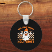 Retro The Only Ghost I Know Is The Holy Christian Sleutelhanger (Voorkant)