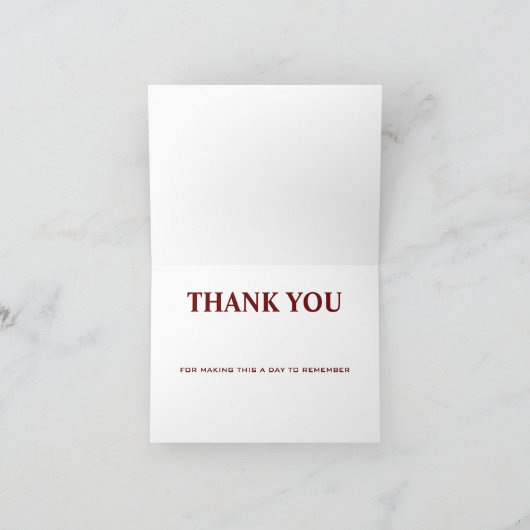 Retro Theater Film Ticket Stub 50ste Verjaardag Bedankkaart (Binnen)