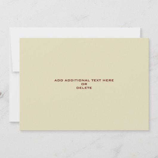 Retro Theater Film Ticket Stub Geef Twee Bruiloft  Kaart (Achterkant)