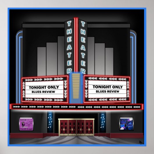 Retro Theater Poster (Voorkant)