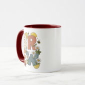 Retro Thee Kruidendrank Design Mok (Voorkant links)