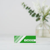 retro THEEBUS Mini Visitekaartje (Staand voorkant)