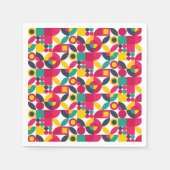 Retro Thema Feest Servet (Voorkant)