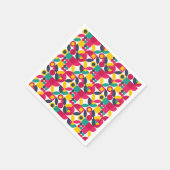 Retro Thema Feest Servet (Hoek)