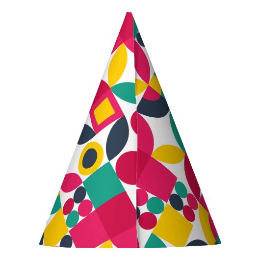 Retro thema feesthoedjes (Achterkant)