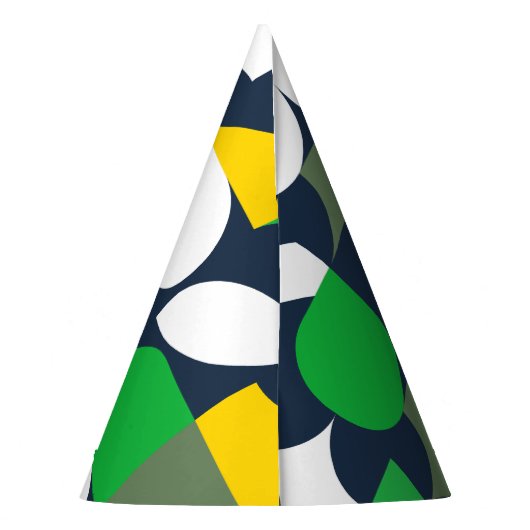 Retro thema feesthoedjes (Achterkant)