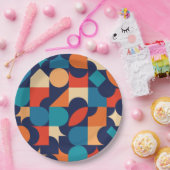 Retro thema papieren bordje (Feest)