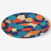 Retro thema papieren bordje (Gekanteld)