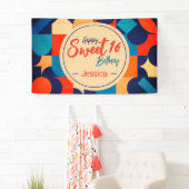 Retro thema spandoek (Insitu)