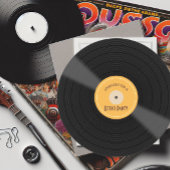 Retro thema verjaardagsfeestuitnodiging kaart