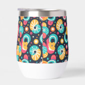 Retro thema waterfles geïsoleerde tuimelaar (Rechts)