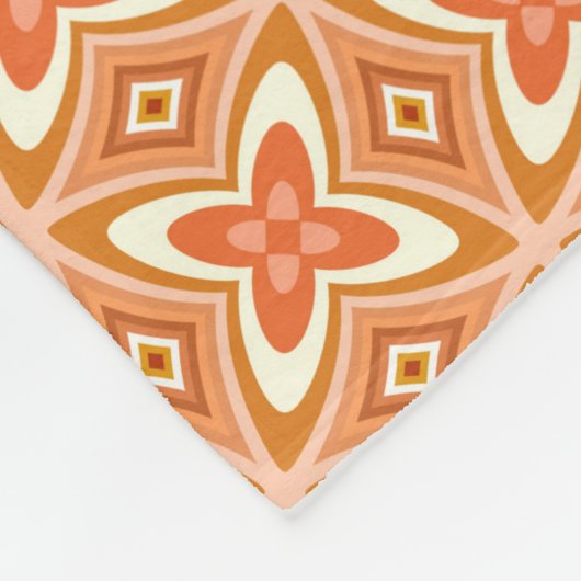 Retro Theme Pattern Thleece Throw Blanket Fleece Deken (Hoek)