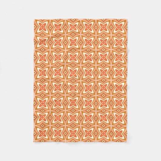 Retro Theme Pattern Thleece Throw Blanket Fleece Deken (Voorkant)