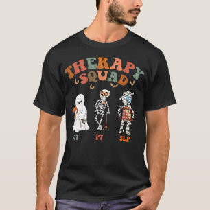 Retro Therapie Squad Slp Out PT Team Halloween Gra T-shirt