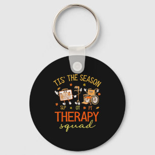 Retro Therapy Squad SLP OT PT Team Herfst Herfst P Sleutelhanger