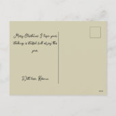  Retro Thmed Kerstwinter Feestdagenkaart (Achterkant)