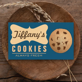 Retro Thuisgebakken Gourmet Ambachtelijke Koekjes Visitekaartje