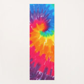 Retro Tie-dye Abstract Pattern Yogamat (Voorkant)