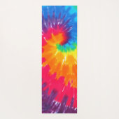 Retro Tie-dye Abstract Pattern Yogamat (Achterkant)