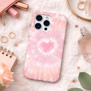 Retro Tie Dye Hart Handtekening  iPhone 15 Pro Case