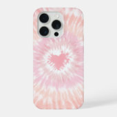 Retro Tie Dye Hart Handtekening  iPhone Hoesje (Achterkant)