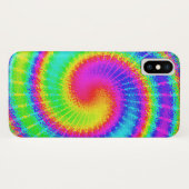 Retro Tie Dye Hippie Psychedelic 70s Case-Mate iPhone Case (Achterkant (horizontaal))