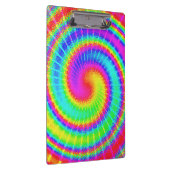 Retro Tie Dye Hippie Psychedelic Klembord (Rechts)