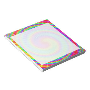 Retro Tie Dye Hippie Psychedelic Notitieblok