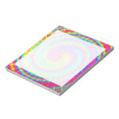 Retro Tie Dye Hippie Psychedelic Notitieblok (Linkerzijde)