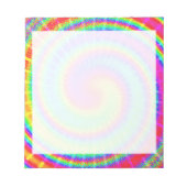 Retro Tie Dye Hippie Psychedelic Notitieblok (Voorkant)