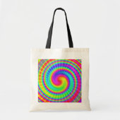Retro Tie Dye Hippie Psychedelic Tote Bag (Voorkant)