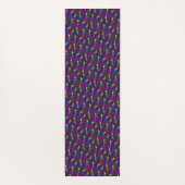 Retro Tie Dye Love Letters Patroon Yogamat (Achterkant)