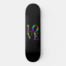 Retro Tie Dye Love Persoonlijk Skateboard