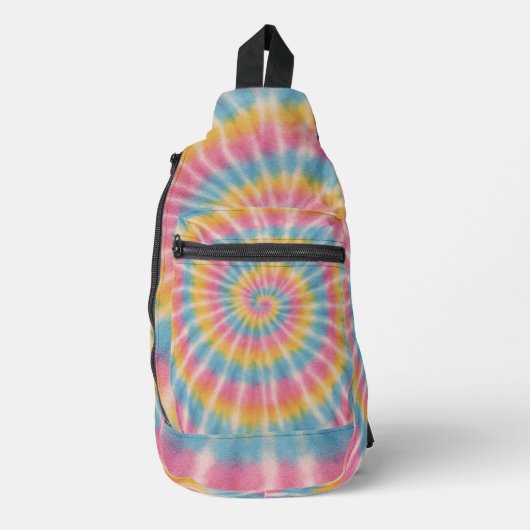 Retro Tie-Dye Sling Bag (Voorkant)