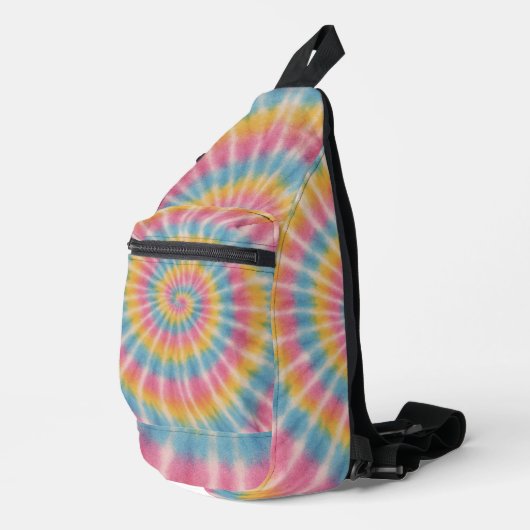 Retro Tie-Dye  Sling Bag (Rechterhoek)