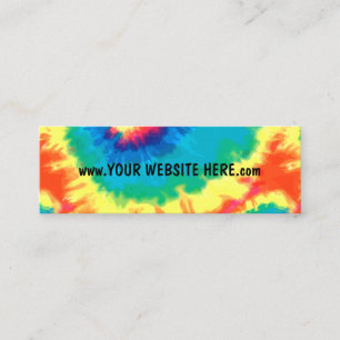 Retro Tie Dye Webpromotie Mini Visitekaartje