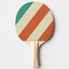 Retro Tijdloze Krachtige Strepen Tafeltennisbatje