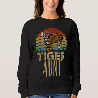 Retro Tijger Tante Sunset Afrikaanse Safari Gift Trui