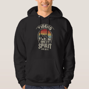 Retro-tijgers zijn mijn dierlijk tijger hoodie