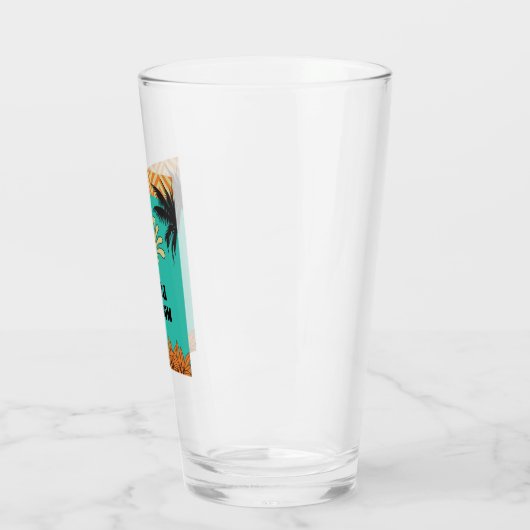 Retro Tiki Bar met naam Glas (Links)