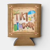 Retro Tiki Bar-partij Blikjeskoeler (Voorkant)