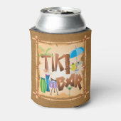 Retro Tiki Bar-partij Blikjeskoeler (Blikje Achterkant)