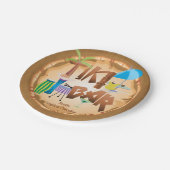 Retro Tiki Bar Party 2 Papieren Bordje (Gekanteld)