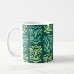 Retro Tiki Bar Strand Patroon Koffiemok