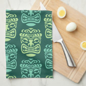 Retro Tiki Beach Party Theedoek (Quarter Fold)