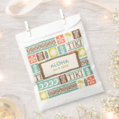 Retro Tiki Feest Aloha Tropische Verjaardag Bedankzakje (Geknipt)