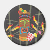 Retro Tiki Head Magneet (Voorkant)