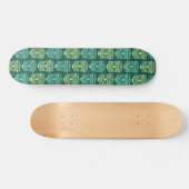 Retro Tiki Masker Patroon Persoonlijk Skateboard (Horizontaal)