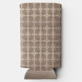 Retro Tiki Palm Leaf Can Cozie Seltzer Blikjeskoeler (Achterkant)